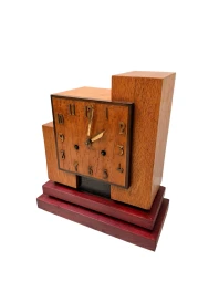 Art Deco Modernist Mantel Clock In the style of Hendrik Wouda, 1920s
